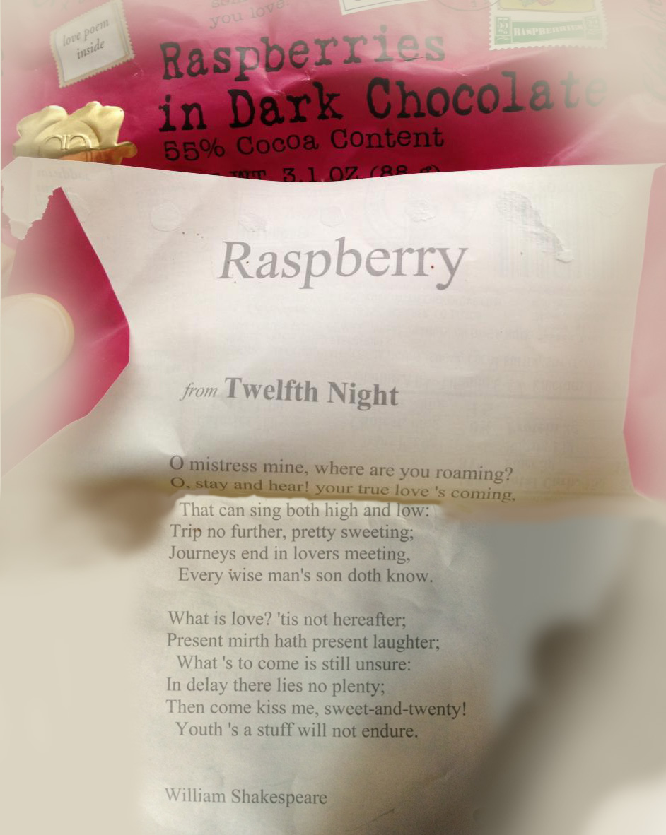 Chocolove Twelfth Night Verse